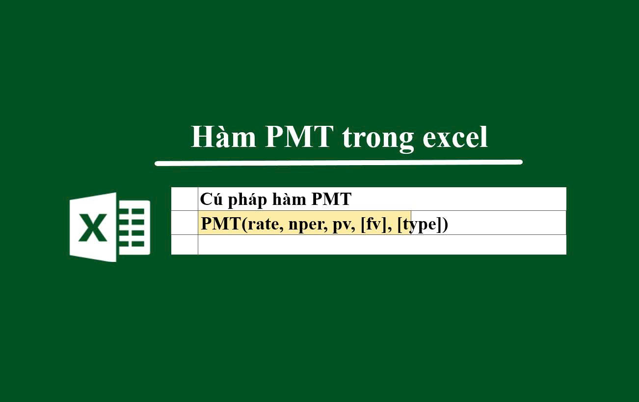 Hàm PMT trong excel